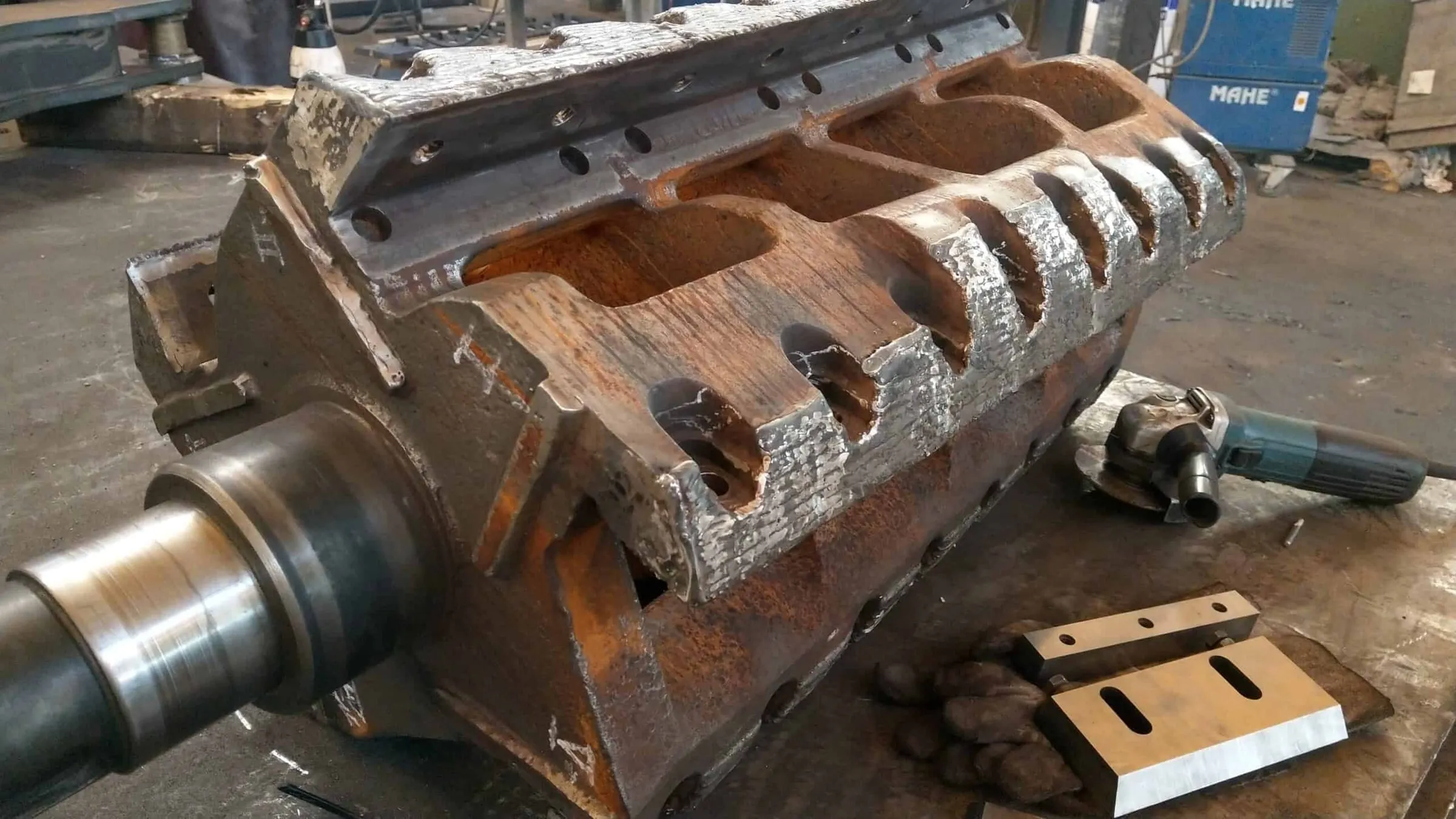 Aufgearbeiteter Schredderrotor